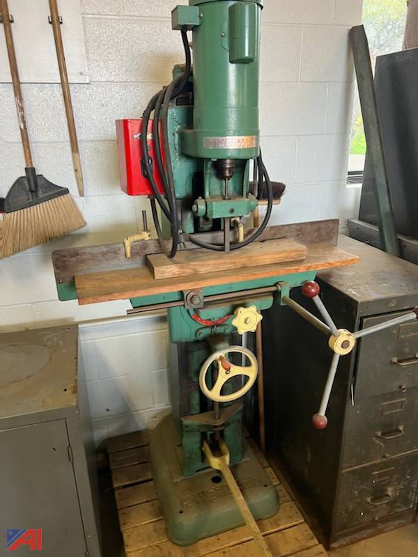Auctions International Auction West Canada Valley CSD NY30785 ITEM Powermatic Model 10